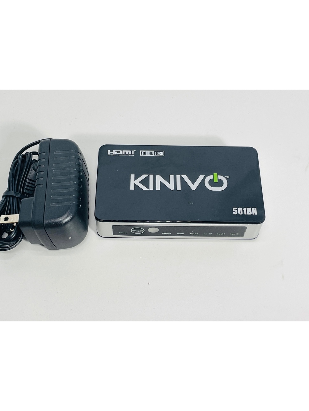 Kinivo 501BN HDMI Switch 5 Port Full HD 1080p with Power Adapter